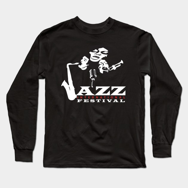 Jazz Long Sleeve T-Shirt by dddesign